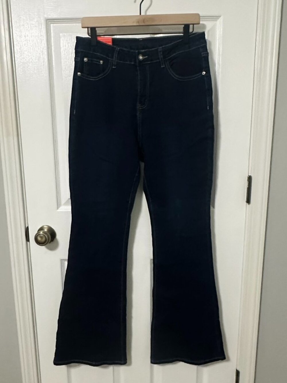 Dark Wash Jeans, Stretch Flare, Size 12, NWT